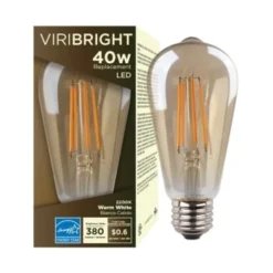 Viribright 40w St19 Led Decorative Bulb (12-Pack) 8 Viribright 40w St19 Led Decorative Bulb (12-Pack) -Sylvania || Coast || GENERIC Shop 101525 w InthePackageView Lg