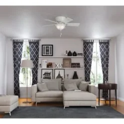 Hunter® Conroy 42 In. 5-Blade Ceiling Fan W/ Light (White) -Sylvania || Coast || GENERIC Shop 110926 LifestyleImage Lg