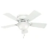 Hunter® Conroy 42 In. 5-Blade Ceiling Fan W/ Light (White)