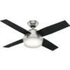 Hunter Dempsey 44 In. 4-Blade Led Ceiling Fan W/ Light (Brushed Nickel)