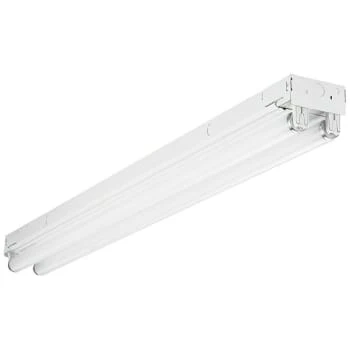 Lithonia Lighting® 4' Two-Lamp Striplight W/ 32w In White Finish 1 Lithonia Lighting® 4' Two-Lamp Striplight W/ 32w In White Finish