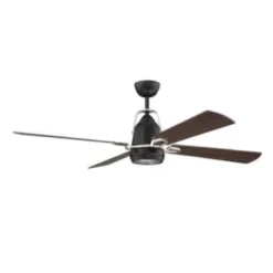 Craftmade™ Beckett 52 In. 4-Blade Led Ceiling Fan W/ Light (Black/brushed Polished Nickel)
