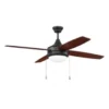 Craftmade™ Phaze 52 In. 4-Blade Led Ceiling Fan W/ Light (Espresso)