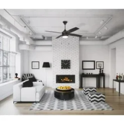 Litex Aikman 52 In. Led Ceiling Fan W/ Light (Brown) -Sylvania || Coast || GENERIC Shop 130362 w DetailedProductView3 Lg