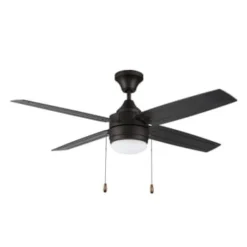 Litex Aikman 52 In. Led Ceiling Fan W/ Light (Brown)