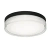 Afx® Tribeca 16 In. Led Flush Mount Light (Black)