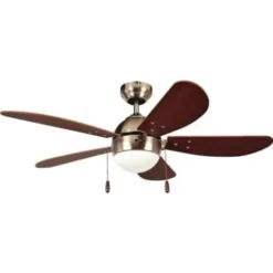 Litex Paxon 42 In. 5-Blade Ceiling Fan W/ Light (Brown)