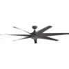 Kichler® Lehr 80 In Single-Mount Ceiling Fan (Distressed Black)