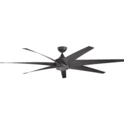 Kichler® Lehr 80 In Single-Mount Ceiling Fan (Distressed Black)