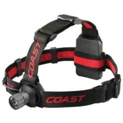 Coast® Hl40 Led Headlamp Wide Angle Flood Beam Optic, Hinged Beam Adjustment