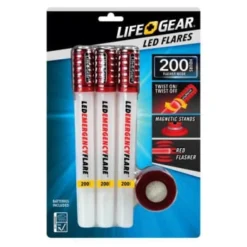 Life+gear® Resuable, Magnetic, Led Emergency Flares