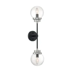 Satco® Axis 2-Light Wall Sconce (Brushed Nickel)