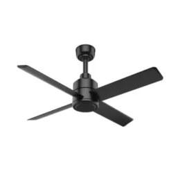 Hunter® Trak 60 In Outdoor Ceiling Fan W/ Remote Control (Matte Black)