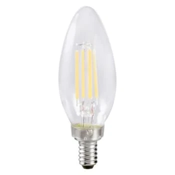 Sylvania Truwave 5.5w B10 Led Decorative Bulb (2700k) (Clear) (12-Case) 1 Sylvania Truwave 5.5w B10 Led Decorative Bulb (2700k) (Clear) (12-Case)