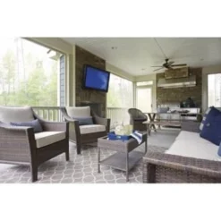 Progress Lighting P2502-20 Airpro 52 In 5-Blade Indoor/outdoor Ceiling Fan (Antique Bronze) -Sylvania || Coast || GENERIC Shop 158617 w LifestyleImage Lg