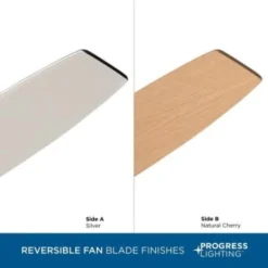 Progress Lighting Airpro 54 In Ceiling Fan (Brushed Nickel) -Sylvania || Coast || GENERIC Shop 158622 w DetailedProductView3 Lg