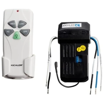 Kichler® Geno 54 In. 5-Blade Led Ceiling Fan W/ Light (Stainless Steel) 2 Kichler® Geno 54 In. 5-Blade Led Ceiling Fan W/ Light (Stainless Steel) - Image 2