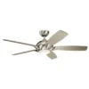 Kichler® Geno 54 In. 5-Blade Led Ceiling Fan W/ Light (Stainless Steel)