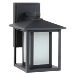 Sea Gull Lighting® Hunnington 11 In. 1-Light Outdoor Lantern (Black)