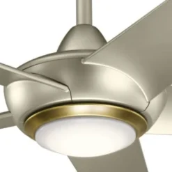 Kichler® Kapono 52 In. Led Ceiling Fan W/ Light (Silver) -Sylvania || Coast || GENERIC Shop 201335 w DetailedProductView2 Lg