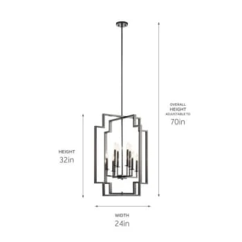 Kichler® Downtown Deco Foyer Indoor Chandelier 4 Kichler® Downtown Deco Foyer Indoor Chandelier - Image 4