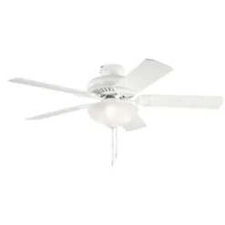 Kichler® Sutter Place 52 In. Ceiling Fan W/ Light (White)