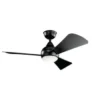 Kichler® Sola 44 In. Led Ceiling Fan W/ Light (Black)
