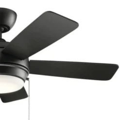 Kichler® Starkk 42 In. Led Ceiling Fan W/ Light (Black) -Sylvania || Coast || GENERIC Shop 201716 w DetailedProductView3 Lg