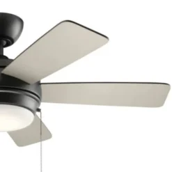Kichler® Starkk 42 In. Led Ceiling Fan W/ Light (Black) -Sylvania || Coast || GENERIC Shop 201716 w DetailedProductView4 Lg
