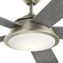 Kichler® Verdi 56 In. 5-Blade Led Ceiling Fan W/ Light (Silver) -Sylvania || Coast || GENERIC Shop 201794 w DetailedProductView3 Lg