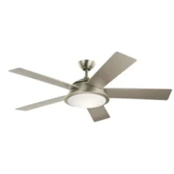 Kichler® Verdi 56 In. 5-Blade Led Ceiling Fan W/ Light (Silver)