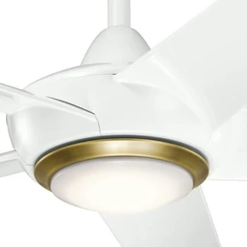 Kichler® Kapono 52 In. Led Ceiling Fan W/ Light (White) 4 Kichler® Kapono 52 In. Led Ceiling Fan W/ Light (White) - Image 4