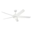 Kichler® Kapono 52 In. Led Ceiling Fan W/ Light (White)