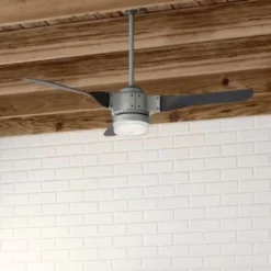 Hunter® Apache Ceiling Fan W/ Light (Matte Silver) -Sylvania || Coast || GENERIC Shop 201997 w DetailedProductView3 Lg