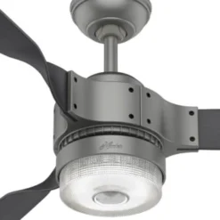 Hunter® Apache Ceiling Fan W/ Light (Matte Silver) -Sylvania || Coast || GENERIC Shop 201997 w DetailedProductView6 Lg
