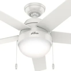 Hunter® Anslee 52 In. Ceiling Fan W/ Light (White) 12 Hunter® Anslee 52 In. Ceiling Fan W/ Light (White) -Sylvania || Coast || GENERIC Shop 202011 w DetailedProductView5 Lg