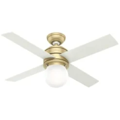 Hunter Fan Hepburn 44 In. Ceiling Fan W/ Light (Brass)