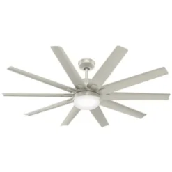 Hunter Fan Overton Ceiling Fan W/ Light (Brushed Nickel)