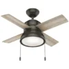 Hunter Fan Loki 36 In. Ceiling Fan W/ Light (Bronze)