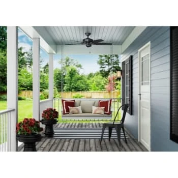 Hunter Fan Builder Elite Versatile Indoor/outdoor 52" Ceiling Fan Without Light Fixture (Matte Black) 2 Hunter Fan Builder Elite Versatile Indoor/outdoor 52" Ceiling Fan Without Light Fixture (Matte Black) - Image 2