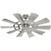 Hunter Fan Norden 54 Inch With Light Matte Nickel Finish
