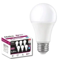 Halco Contractor 9-Watt A19 Non-Dimmable Led 3000k Bulb Soft Wht Package Of 6