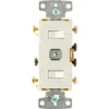 Hubbell 15 Amp Combo 2 To 3-Way Toggles Switch, White