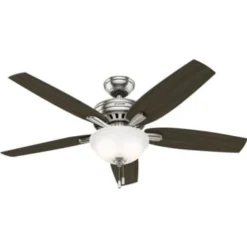 Hunter® Newsome 52 In. 5-Blade Ceiling Fan W/ Light (Brown)