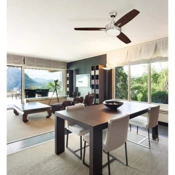 Craftmade™ Targas 52 In. 3-Blade Led Ceiling Fan W/ Light (Brown) 2 Craftmade™ Targas 52 In. 3-Blade Led Ceiling Fan W/ Light (Brown) - Image 2