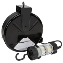 Steelman Pro Led Bump-Lite With 30-Foot Cord Reel Black