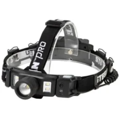 Steelman Pro Multi-Mode Focusing Rechargeable Headlamp Rear Safety Light Black