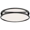 Access Lighting Lucia 22 In. Led Flush Mount Light (Black)
