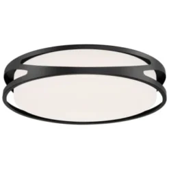 Access Lighting Lucia 22 In. Led Flush Mount Light (Black)