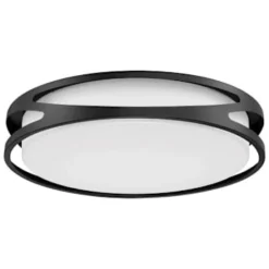 Access Lighting Lucia 22 In. Led Flush Mount Light (Black) -Sylvania || Coast || GENERIC Shop 230638 TopView Lg